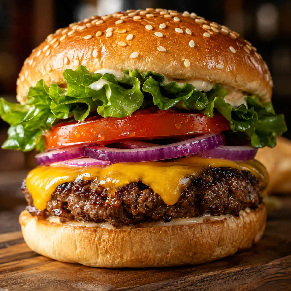 A burger built by the FABAL line